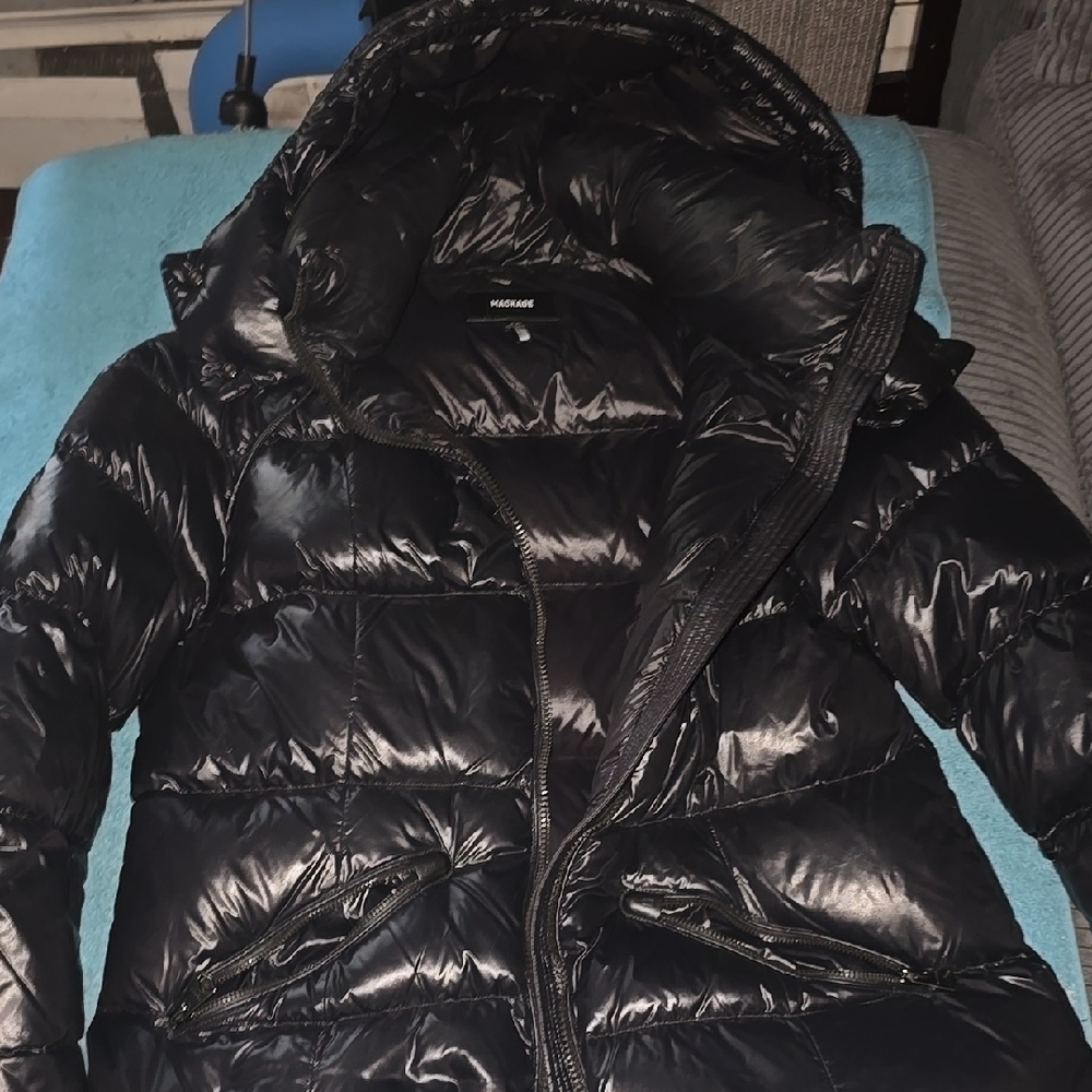 Mackage Black Puffer Jacket for Women